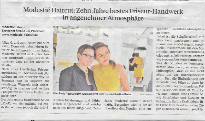 10 jähriges Jubiläum